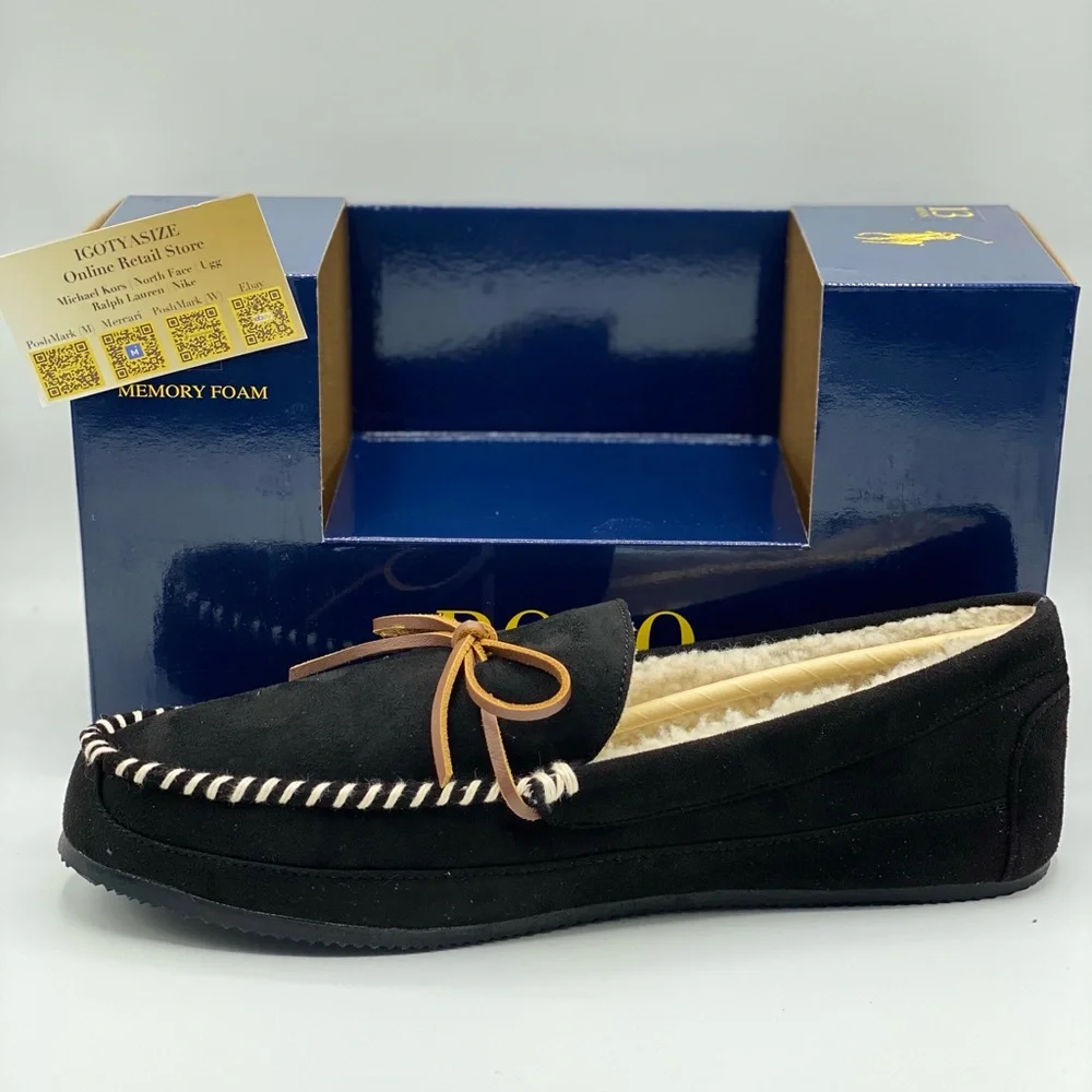 POLO‎ RALPH LAUREN DEZI BEAR SLIPPERS